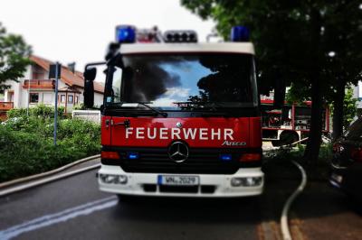 Waiblingen: Grossbrand im Alba Werk - mehrere Feuerwehren im Grosseinsatz